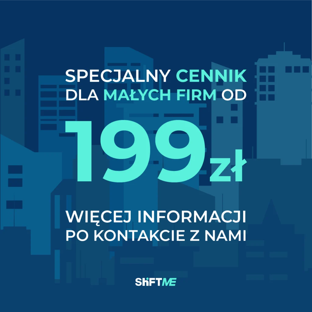 Specjalny cennik dla malych firm